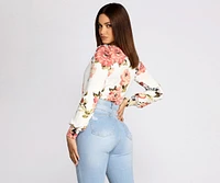 Floral Head Over Heels Bodysuit