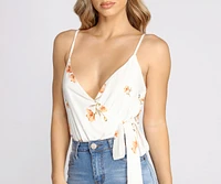 Such A Flirt Floral Bodysuit