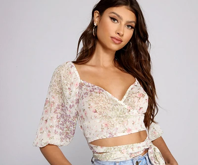 Pretty Blossoms Crop Top