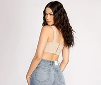 Major Babe One Shoulder Crop Top