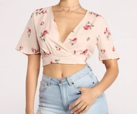 Sunny Side Floral Crop Top