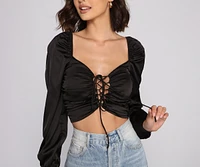 Sleek And Chic Vibes Crop Top