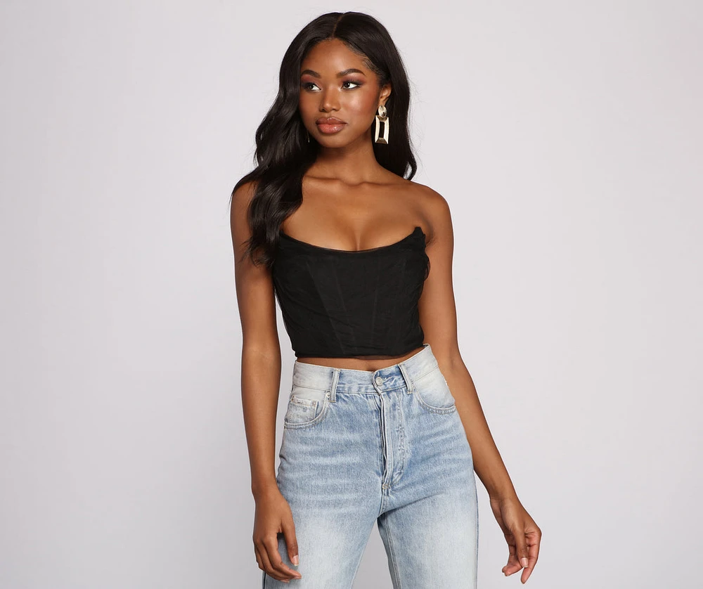 The Classic Cropped Corset Top