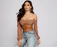 Chic Fashionista Cropped Corset