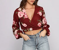 Sweet Intentions Floral Crop Top