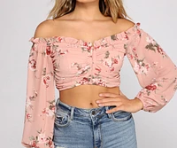 Effortless Style Floral Crop Top