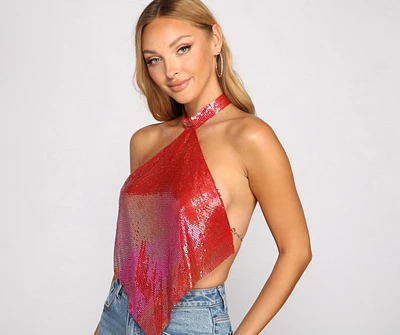 Off The Chain Halter Top