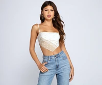 Effortless Vibes Scarf Top