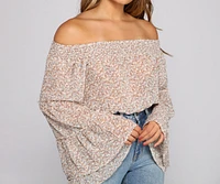 Paisley Dreams Chiffon Crop Top