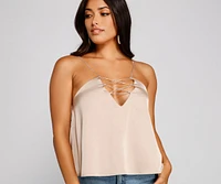 Cover Me Luxe Satin Blouse