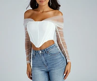 Chic Style Moment Cropped Corset Top