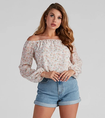 Cute And Dainty Floral Blouse