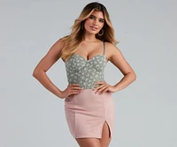 Let Love Bloom Floral Bustier