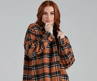 Cozy-Cute Plaid Flannel Top