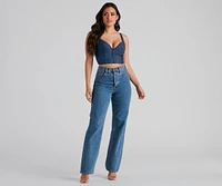 GNO Denim Corset