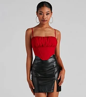 Fit For A Queen Ruched Corset