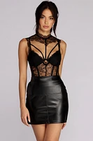 Sheer Desires Lace Bodysuit