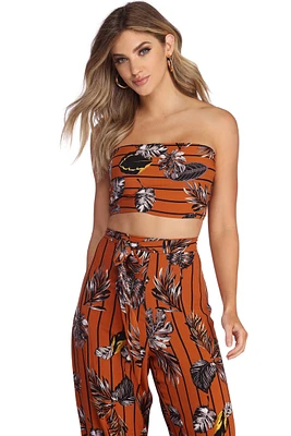 Trip To The Tropics Tube Top