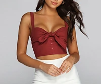 Ties That Bind Crop Top