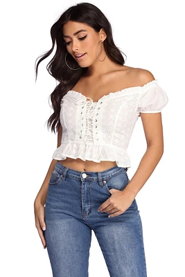 Lovely Lace Crop Top