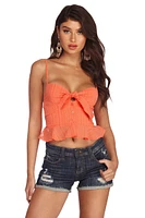 Stylish Sweetheart Crop Top