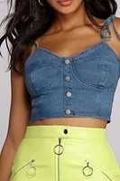 Denim Dream Crop Top