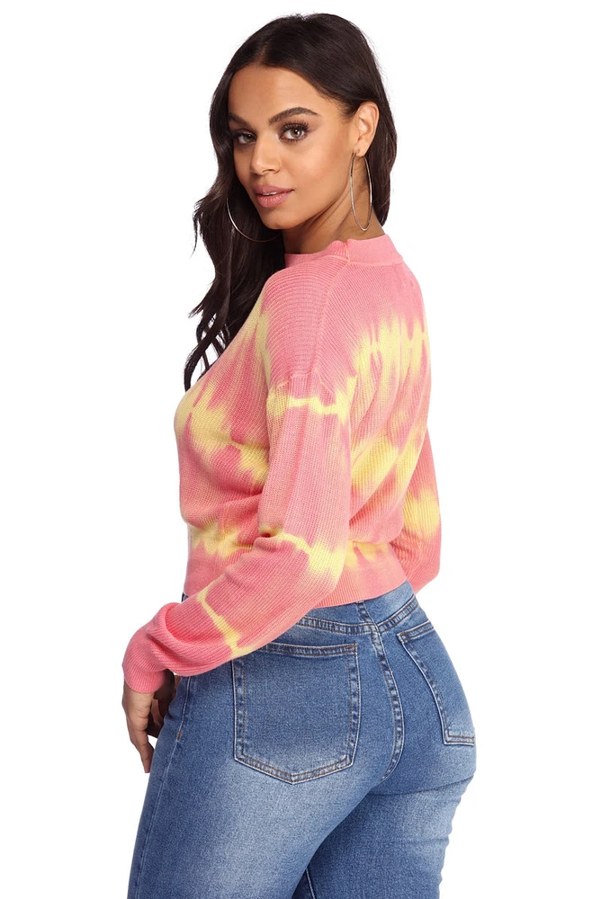 Trendy Tie Dye Sweater