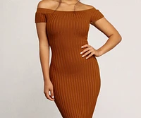 Keepin' Knit Stylish Sweater Dress