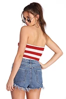 Stars And Stripes Crop Top