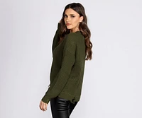 Distressed To Impress Sweater