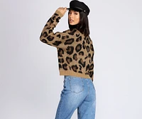 Won't Stop Leopard Print Cardigan