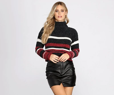 Striped For The Season Sweater