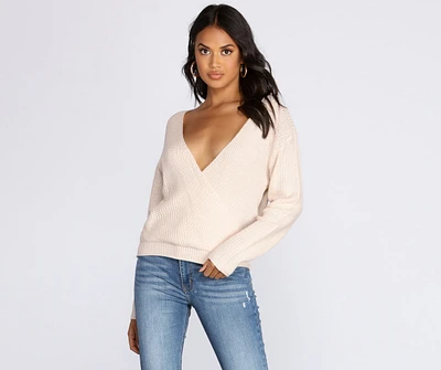 Pull Closer Wrap Sweater