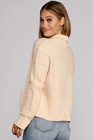 Want It Shawl Knit Cardigan