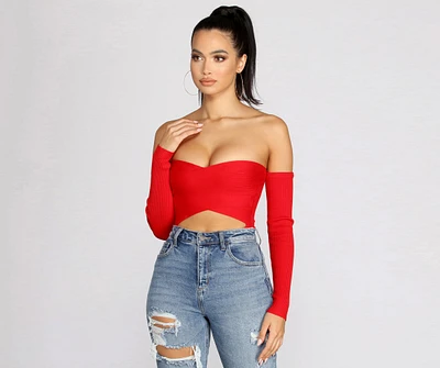 Adore You Ribbed Knit Bodysuit