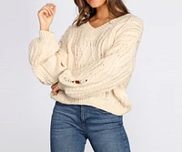 Cozy Cable Knit Sweater