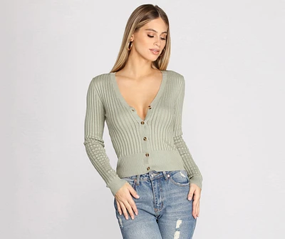 Such A Casual Vibe Knit Cardigan