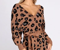 Feline Fierce Sweater Dress