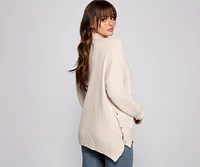 So Cozy Oversized Chenille Sweater