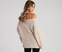 So Cozy Off-The-Shoulder Sweater