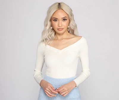 Basic Must-Have Ribbed Knit Bodysuit
