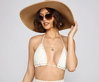 Crochet Cutie Triangle Crop Top