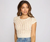 Boho Beauty Crochet Crop Top