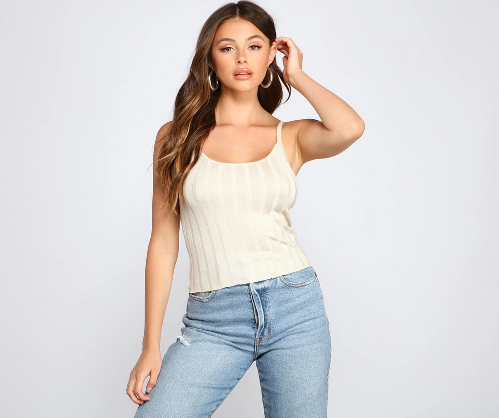 Keeping Knit Real Ribbed Cami