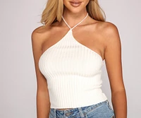 Chic Beauty Halter Crop Top