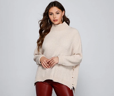 Casual And Cozy Chenille Sweater