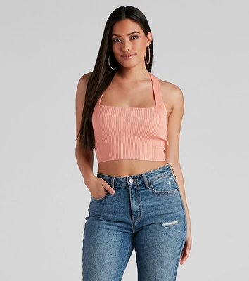 The Essential Cropped Sweater Tank