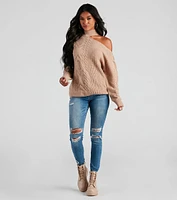 Warm Embrace Cable Knit Sweater