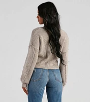 Love This Shine V-Neck Knit Sweater