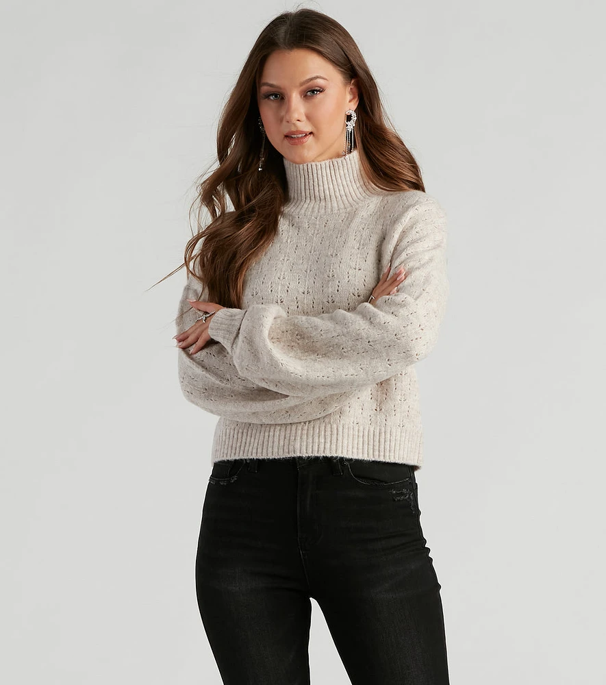 Autumn Feels Turtle Neck Sweater